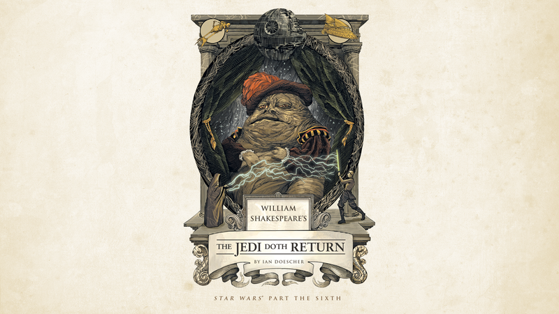 Star Wars, curtains, humor, artwork, Star Wars: Episode VI - The Return of the Jedi