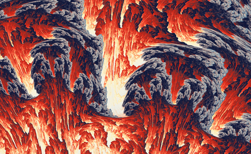 lava, nature, artwork, red
