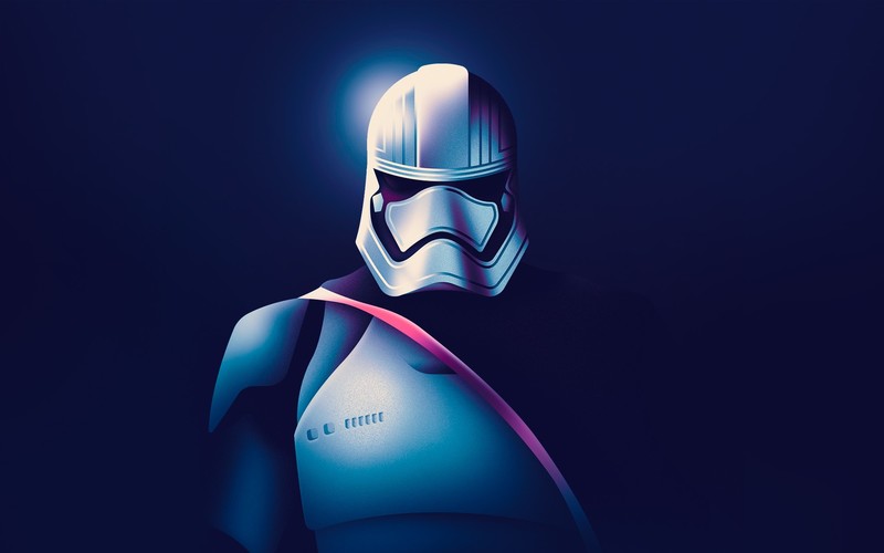 Star Wars, movies, artwork, Phasma, Captain Phasma