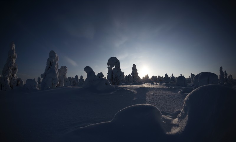 dark, nature, winter, snow, ice, sky, landscape