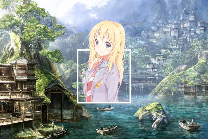 bilibili, Bilibili Douga, anime, anime girls, picture-in-picture