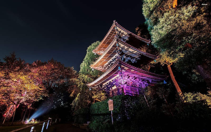 Tokyo, night, lights, colorful