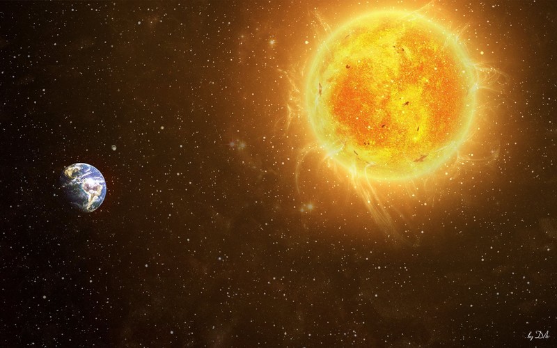 space, Solar System, Sun, universe