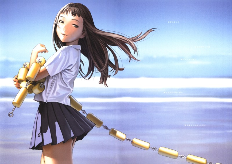 Murata Range, anime girls, original characters