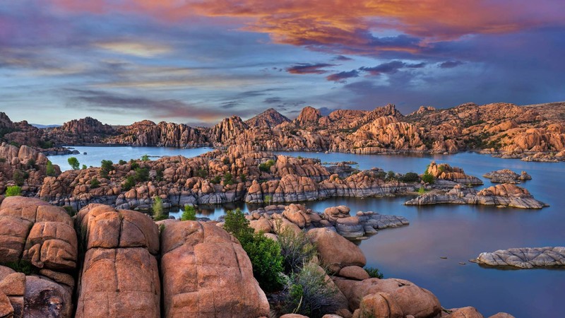 landscape, nature, rock, water