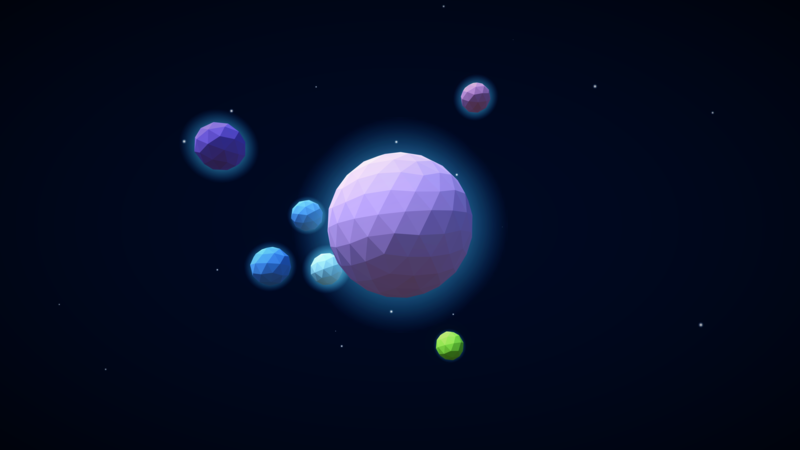 space, planet, stars, 3D, digital art, galaxy