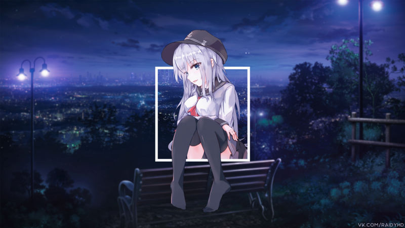 anime, anime girls, picture-in-picture
