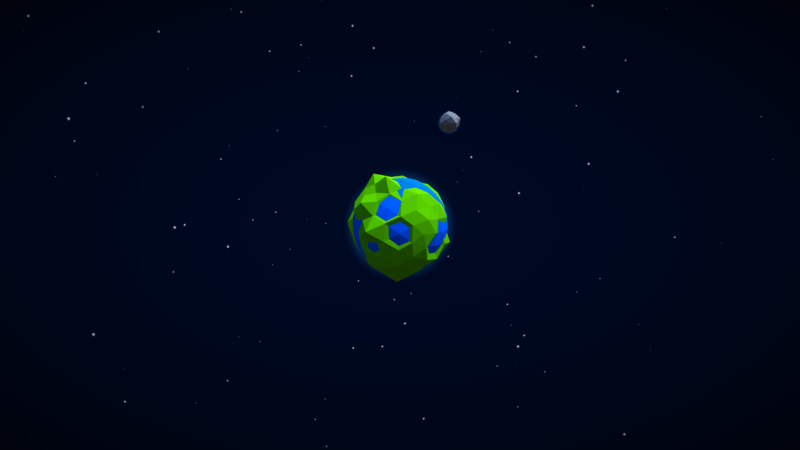 space, planet, stars, 3D, digital art, galaxy