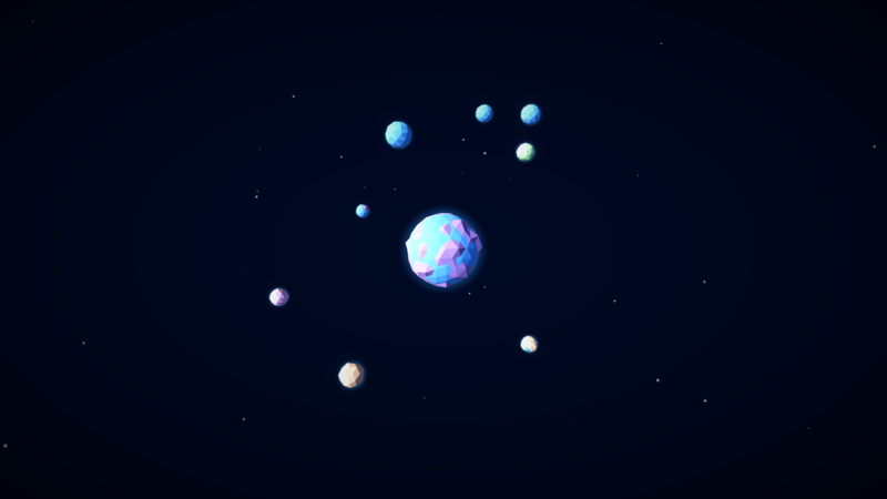 stars, galaxy, planet, space, 3D, digital art