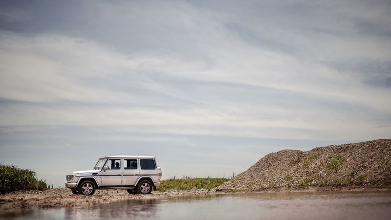 mercedes-benz g500, mercedes, car, suv, side view, off-road, 4k