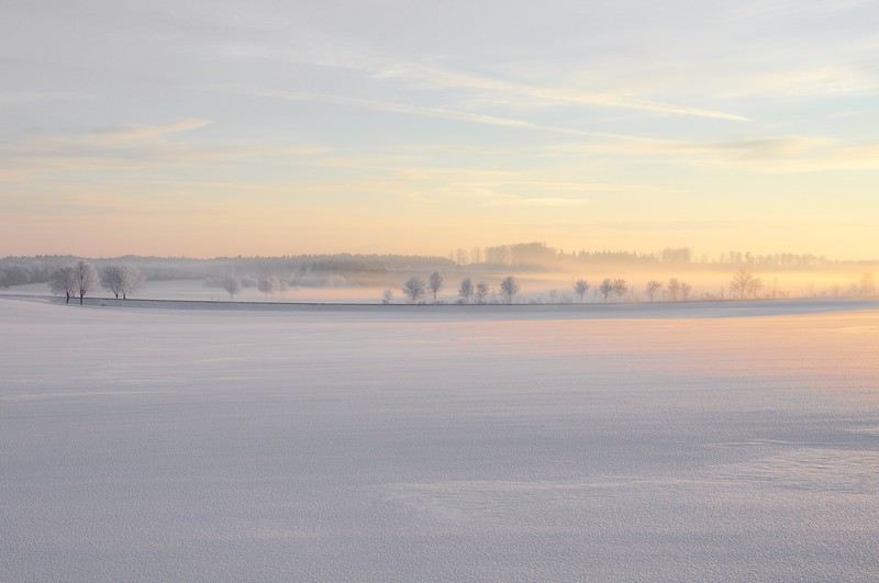 winter, snow, landscape, nature