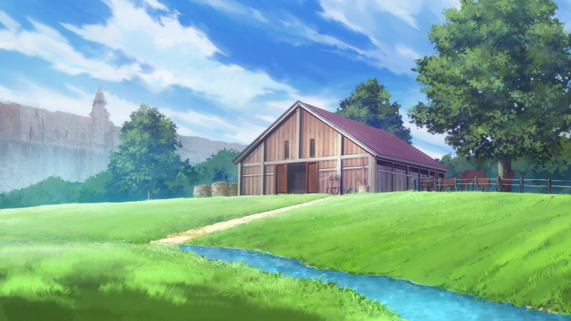 clouds, grass, Kono Subarashii Sekai ni Shukufuku wo!