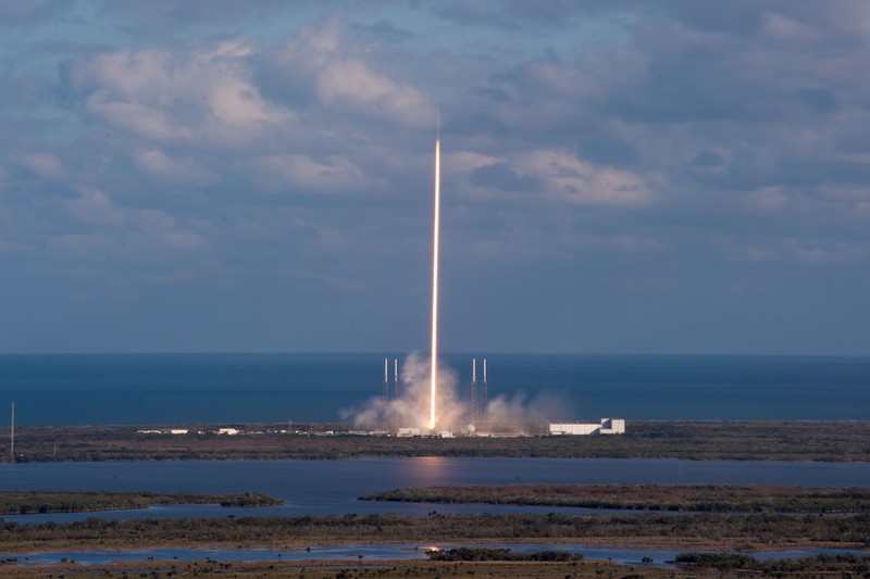 SpaceX, launch pads, long exposure, Cape Canaveral