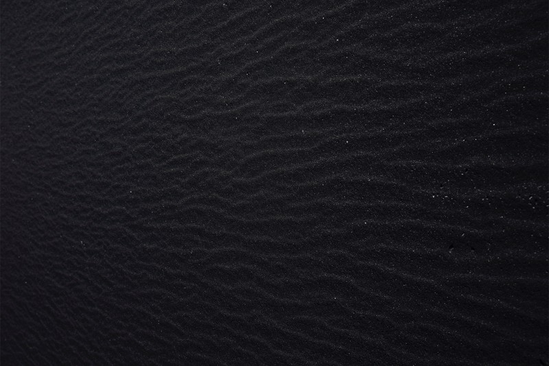 texture, minimalism, black sand, black