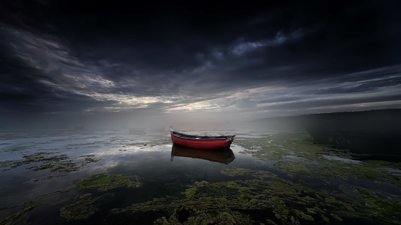 nature, boat, sky, vehicle, water