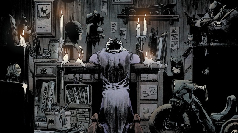 Joker, Batman, comics, DC Comics, dark, artwork