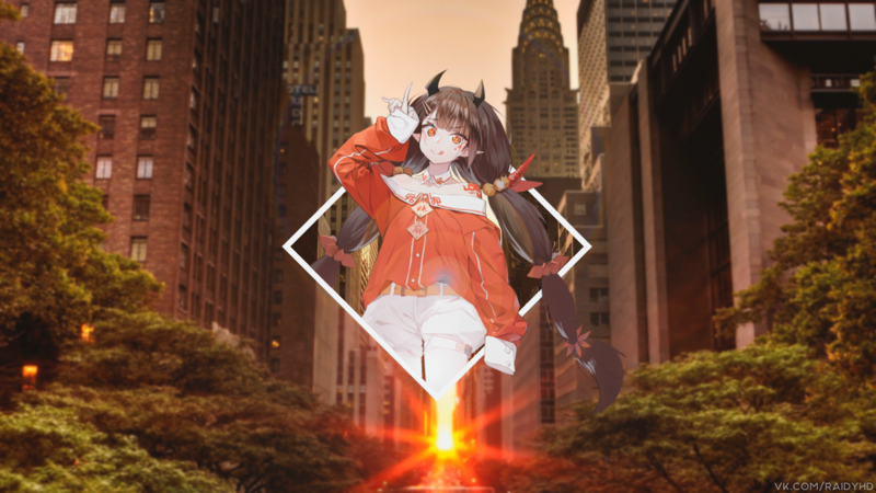 anime, anime girls, picture-in-picture