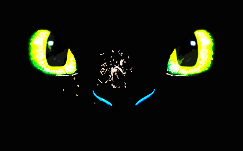 black, dragon, How to Train Your Dragon, How to Train Your Dragon 2, simple, neon