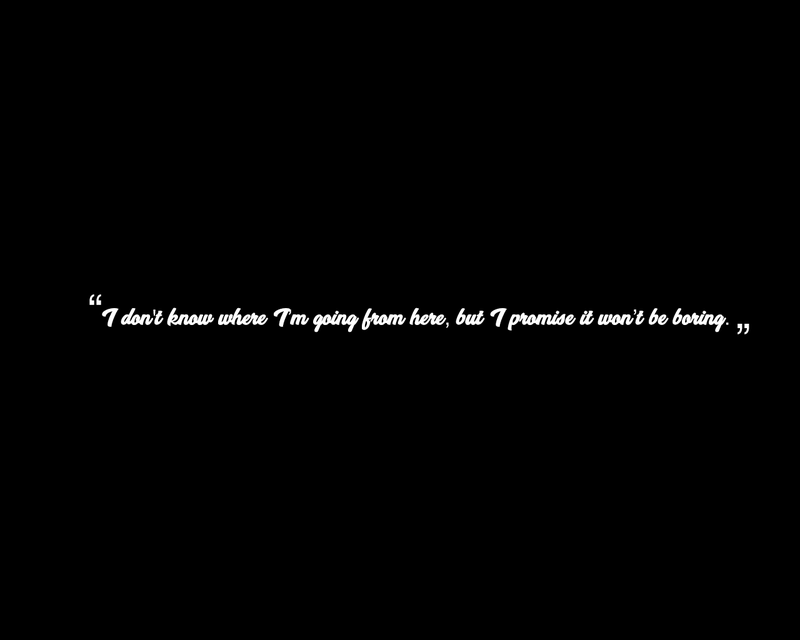 David Bowie, quote, minimalism, typography