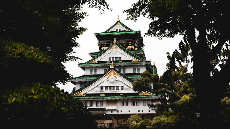 pagoda, building, architecture, temple, facade, 4k