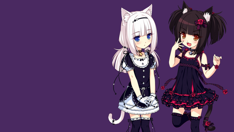 Neko Para, Vanilla (Neko Para), Chocolat (Neko Para), anime girls