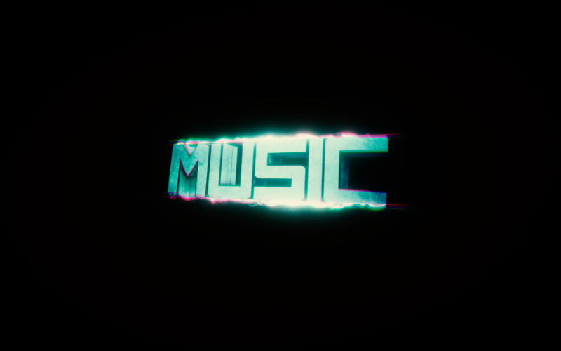 EDM, Electrobeach, electronic, Photoshop, glitch art, cyan, black, black background