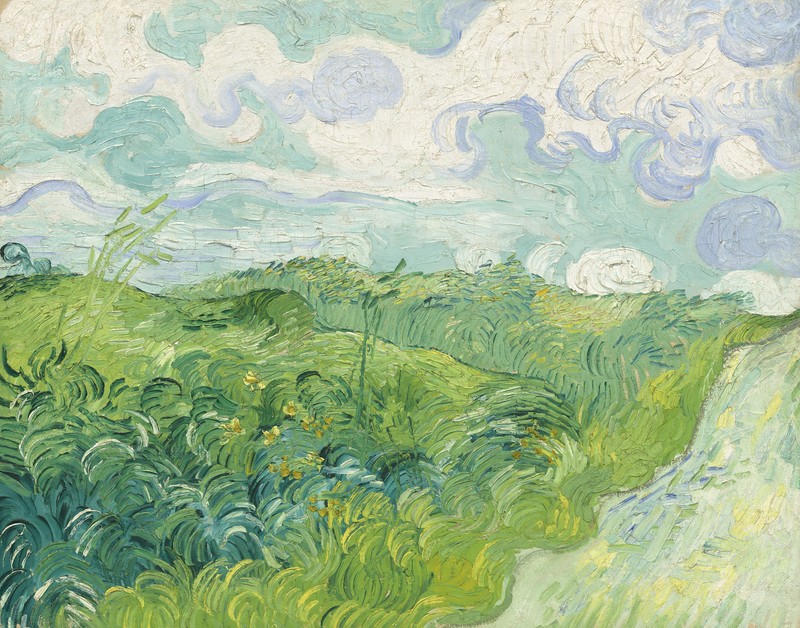 Vincent van Gogh, oil painting, painting, landscape