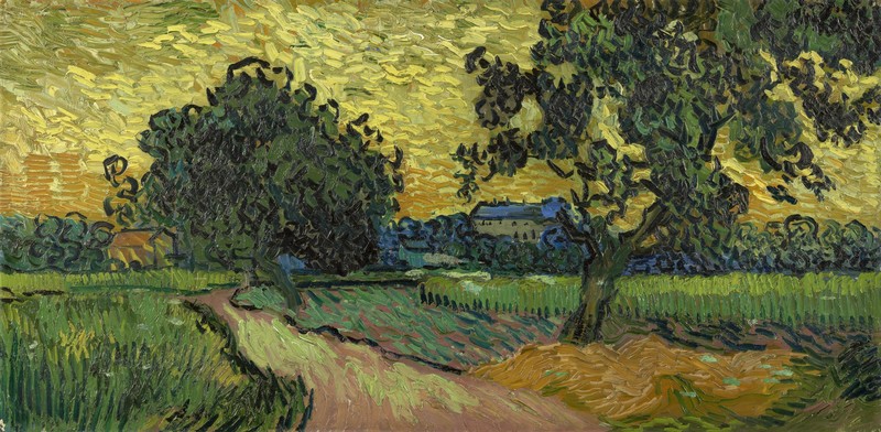 Vincent van Gogh, oil painting, painting, landscape