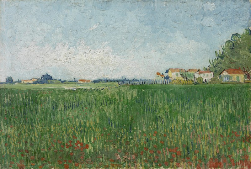 Vincent van Gogh, oil painting, painting, landscape