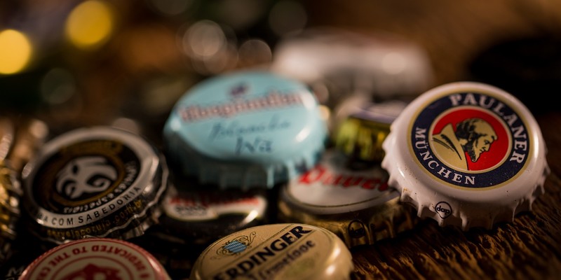 metal, Paulaner (Beer), Erdinger (Beer), Bottle Caps