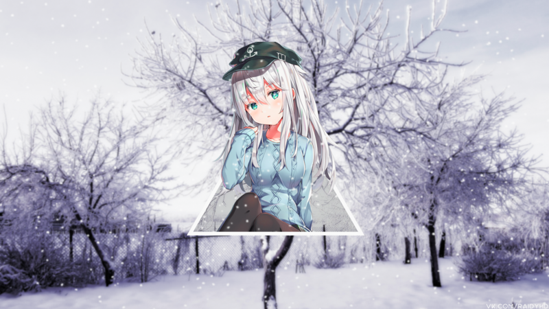 anime, anime girls, picture-in-picture