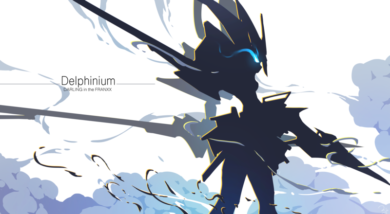 robot, anime vectors, Darling in the FranXX, Delphinium (DARLING in the FRANXX)