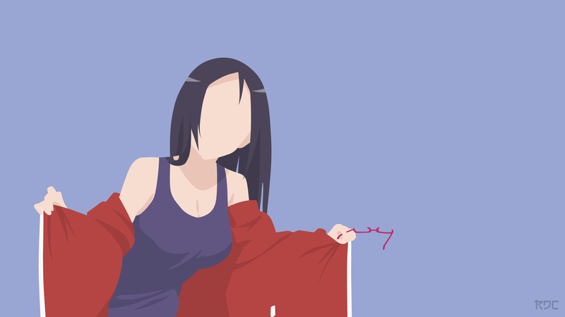 Demi-chan wa Kataritai, Satou Sakie, minimalism, anime girls, simple background, Rendracula