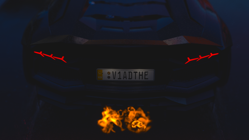 Forza Games, forza horizon 3, Forza Horizon, Lamborghini Aventador, video games, afterburner, fire, taillights