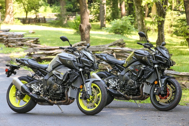 motorcycle, vehicle, trees, Yamaha