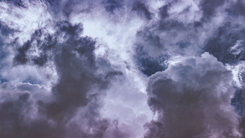clouds, sky, height, atmosphere, 4k