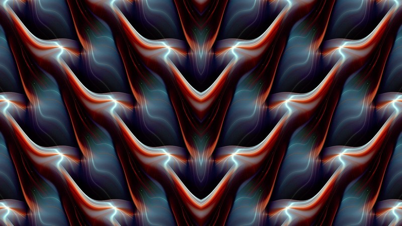 abstract, fractal, pattern, symmetry, digital art
