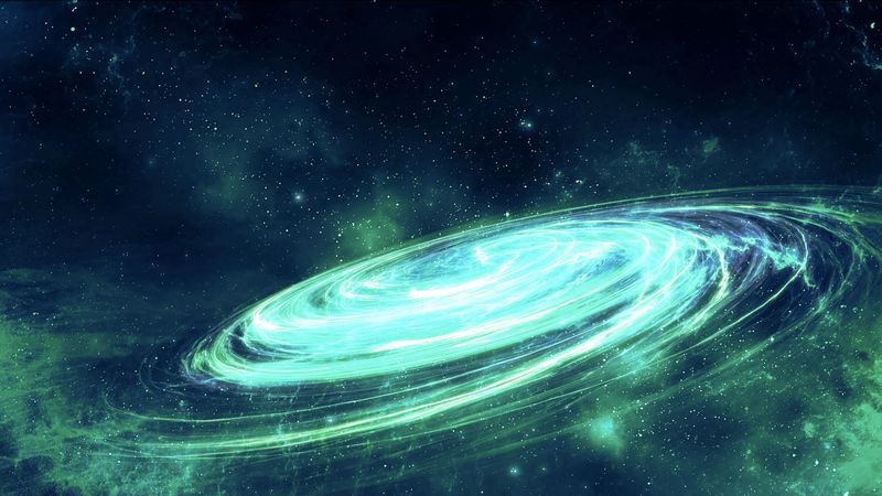 galaxy, glow, spiral, stars, space, 4k