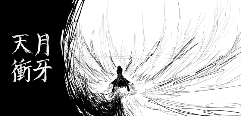Bleach, anime, drawing, black