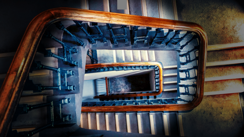 stairs, stairway, house, building