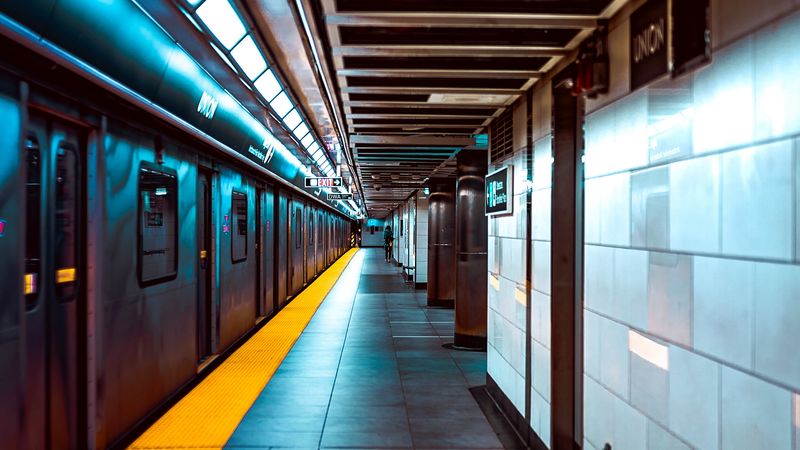 station, subway, underground, transport, platform, 4k