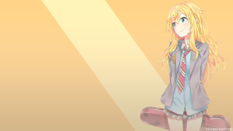 anime, anime girls, picture-in-picture, Miyazono Kaori, Shigatsu wa Kimi no Uso
