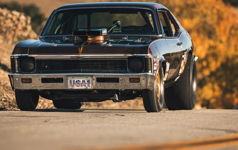 Speedhunters, car, vehicle, Chevrolet, Chevrolet Nova, depth of field, race cars