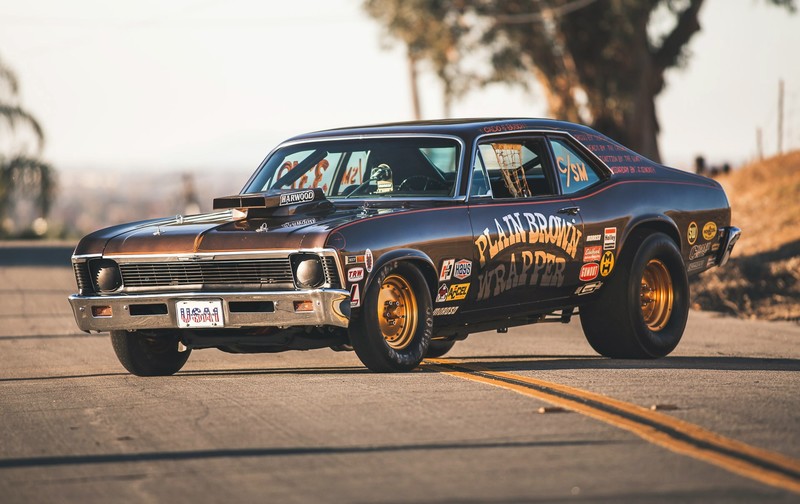 Speedhunters, car, vehicle, Chevrolet, Chevrolet Nova, depth of field, race cars