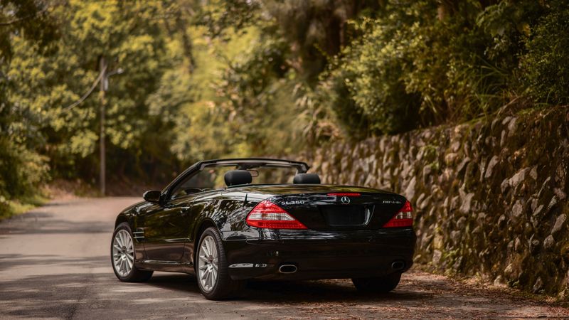 mercedes-benz sl350 amg, mercedes, car, convertible, black, 4k