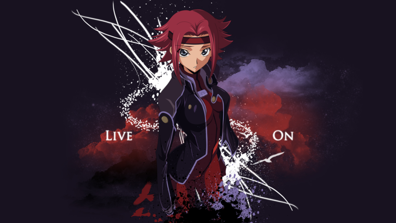 Code Geass, Kallen Stadtfeld, redhead, women, anime, tight clothing, anime girls, looking at viewer, headband, blue eyes, big boobs, short hair