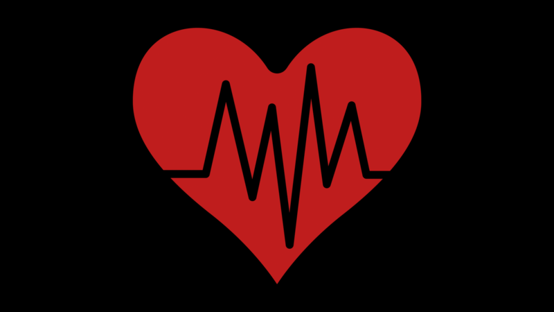 heart, love, black background, simple background