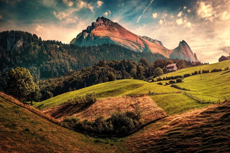 Switzerland, nature, mountains, landscape