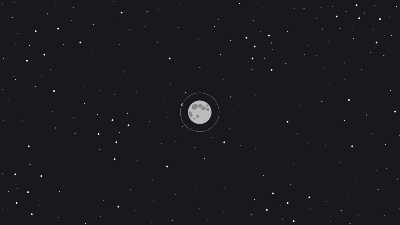Moon, space, satellite, simple, minimalism