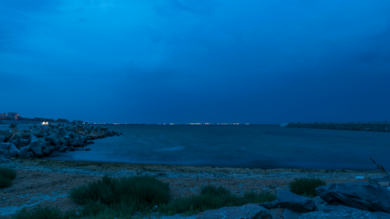 sea, sky, clouds, blue, landscape
